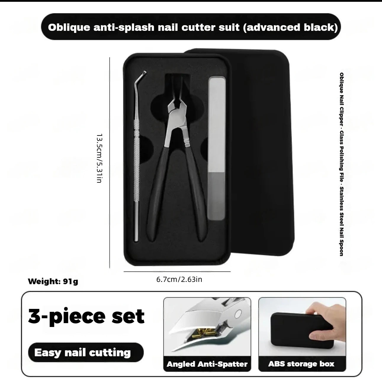 Coupe-ongles et ciseaux à bouts biseautés