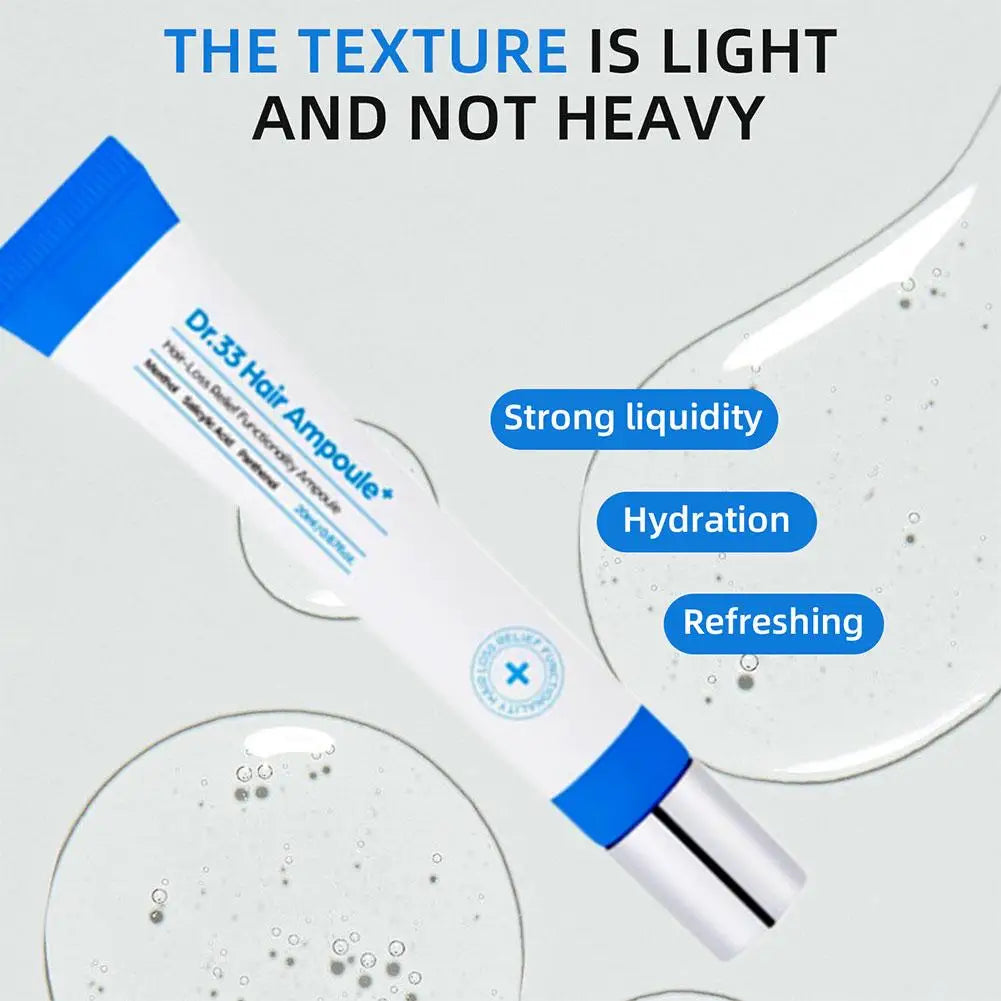 Bodywise Rollerball Nourishing Hair Essence Refreshing Anti-Frizz Hair Serum Long-Lasting Oil Control Natural Formula Hair Care