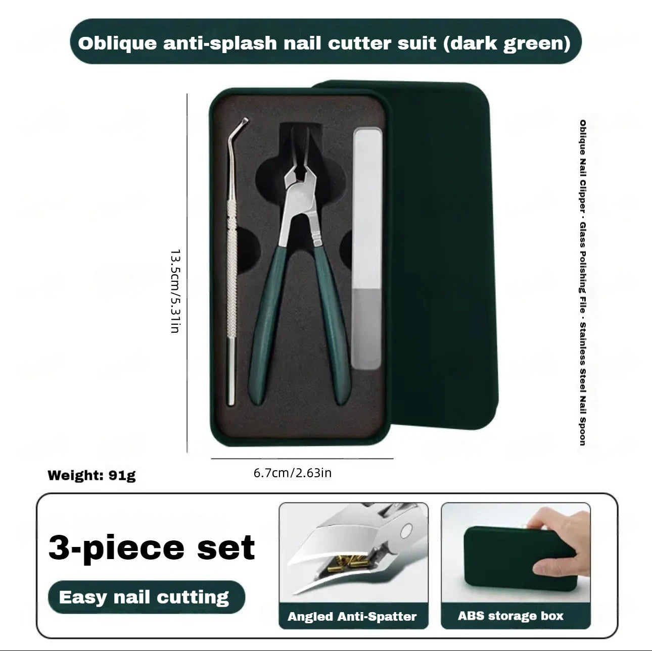 Coupe-ongles et ciseaux à bouts biseautés