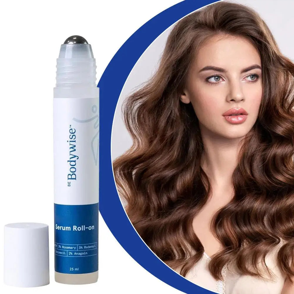 Bodywise Rollerball Nourishing Hair Essence Refreshing Anti-Frizz Hair Serum Long-Lasting Oil Control Natural Formula Hair Care