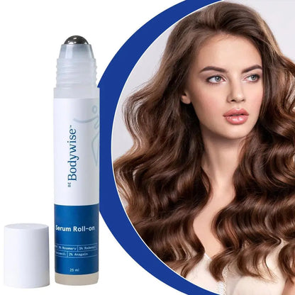Bodywise Rollerball Nourishing Hair Essence Refreshing Anti-Frizz Hair Serum Long-Lasting Oil Control Natural Formula Hair Care